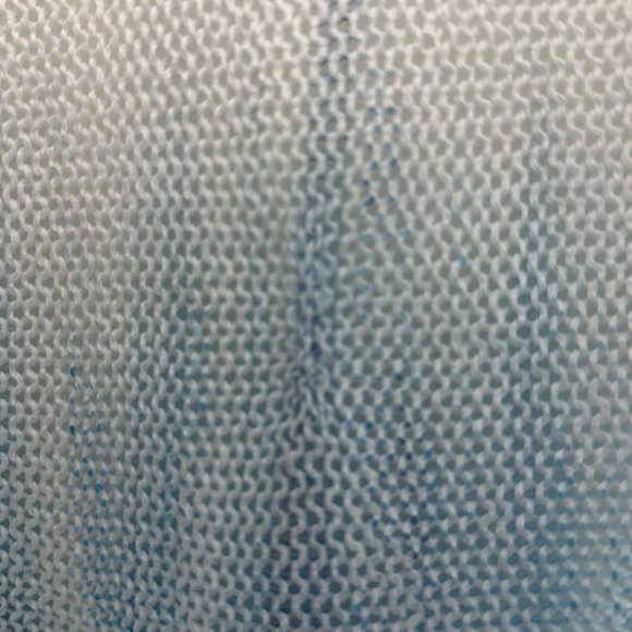 Luisa Ricci Cold Shoulder Knit Sweater ombre color bleed EUC Size Medium - Picture 4 of 7